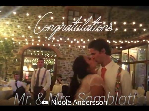 Watch Isabelle Daza And Adrien Semblat S Wedding Flash Mob