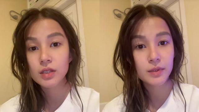 Lexi Gonzales is now safe after being stranded in QC flood