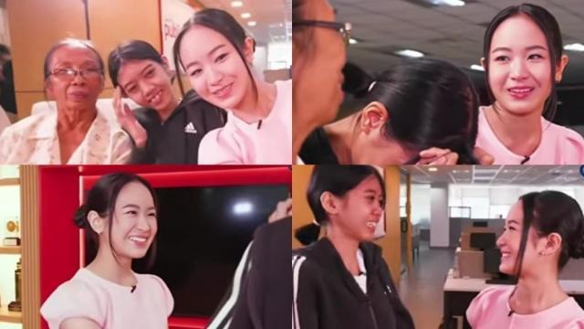 Caprice Cayetano meets and cheers up an avid fan