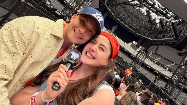 EA Guzman and Shaira Diaz watch BTS' concert in Las Vegas