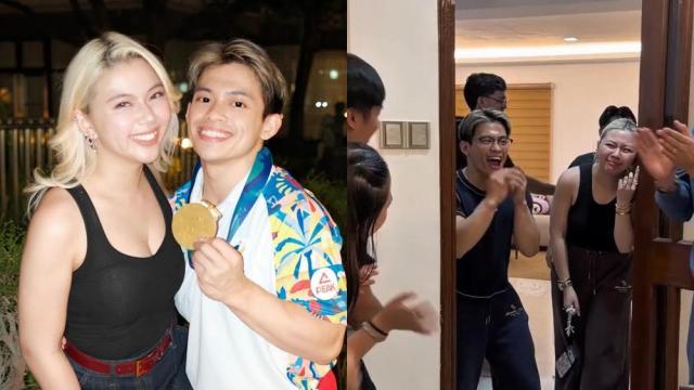 Carlos Yulo, ipinasilip ang surprise mula sa kanyang 'chosen family'
