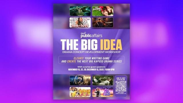 GMA Public Affairs Launches First-Ever Drama Concept Development Workshop: 'The Big Idea'