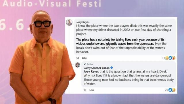 Direk Joey Reyes, kinumpirma na sa Dipaculao namatay ang dat