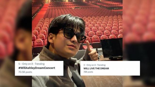 Will Ashley excited about his solo concert; event quickly  trends online