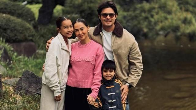 Dingdong Dantes and Marian Rivera celebrate Easter Sunday tradition with kids