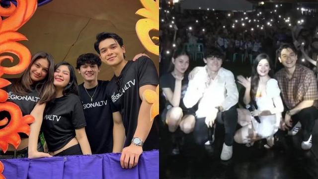 Charlie Fleming, AZ Martinez, Vince Maristela, at Josh Ford spotted sa Hamungaya Festival