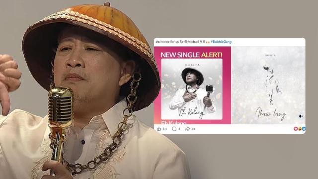 Nobita expresses gratitude to Michael V. for his 'Ikaw Lang' parody