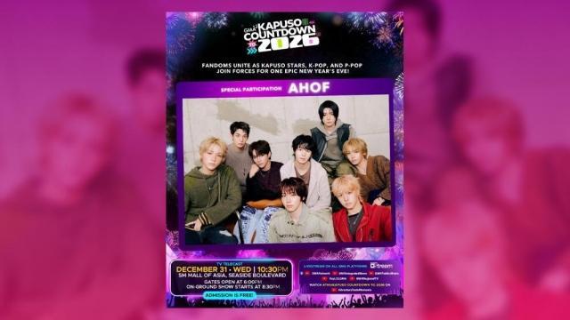 K-pop group AHOF to grace the 'Kapuso Countdown to 2026'