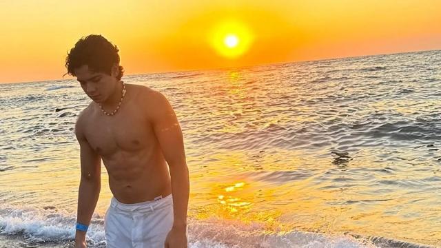 Raheel Bhyria takes a break in La Union