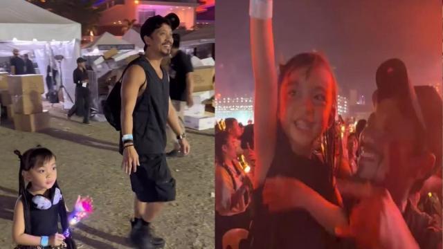 hong Hilario attends SB19's 'Wakas at Simula: The Trilogy Concert Finale' with daughter Sarina