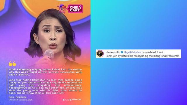 Dennis Trillo, sinagot ang pahayag ni Gelli de Belen sa 'Chika Cart'