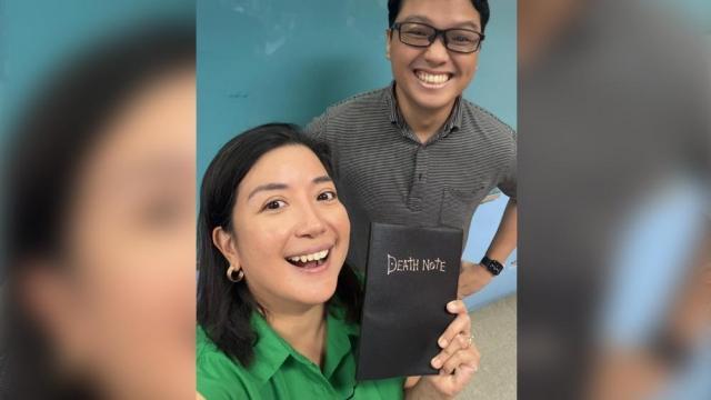 Kara David receives 'Death Note' as a gift