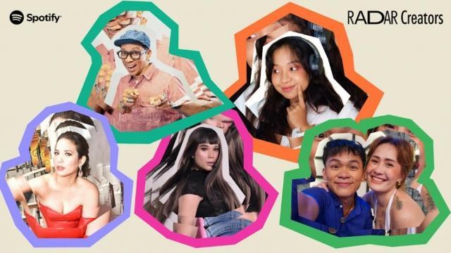 Chariz Solomon, Buboy Villar, Kim Atienza featured on first-ever RADAR Creators class of Spotify PHL