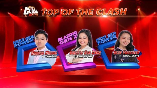 'The Clash Teens' names first three contenders advancing to 