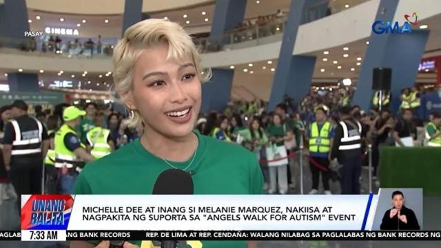 Michelle Dee at Melanie Marquez, nagbigay-suporta sa autism awareness event