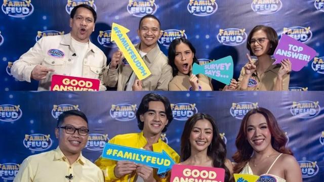 Yasser Marta, Robb Guinto at Rain Matienzo, Gian Tayson, maghaharap sa Pre-Valentine special ng 'Family Feud'