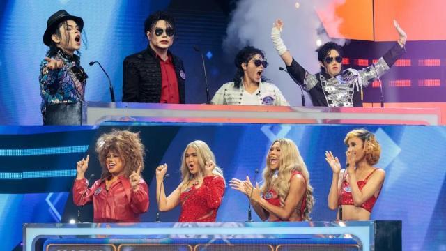 Michael Jackson impersonators at lookalikes ng iconic divas, may matinding tapatan sa 'Family Feud!'