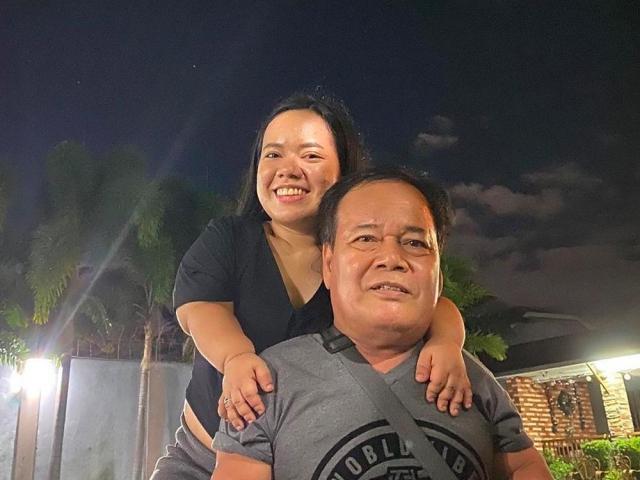 Jo Berry and her dad