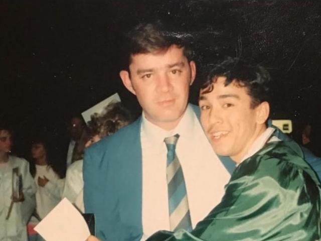 Jo Koy and his stepfather