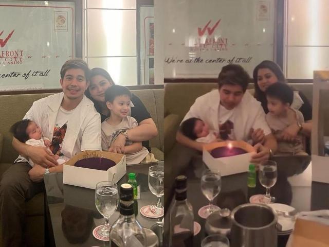 Rodjun Cruz birthday salubong with family