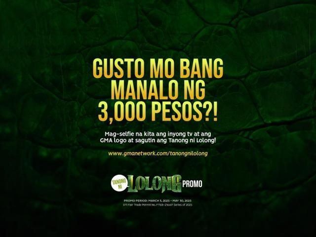 Tanong ni Lolong promo
