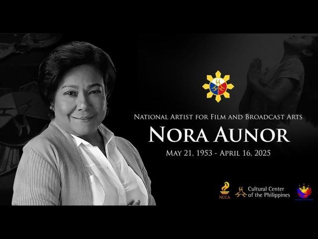 Necrological service for Nora Aunor