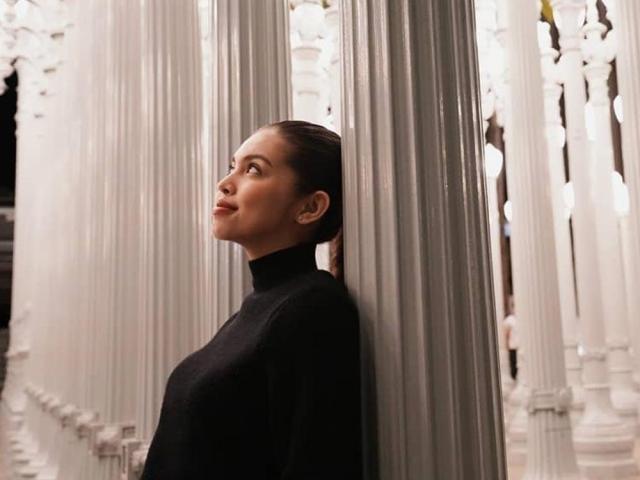 Maine Mendosa goes on vacation in US