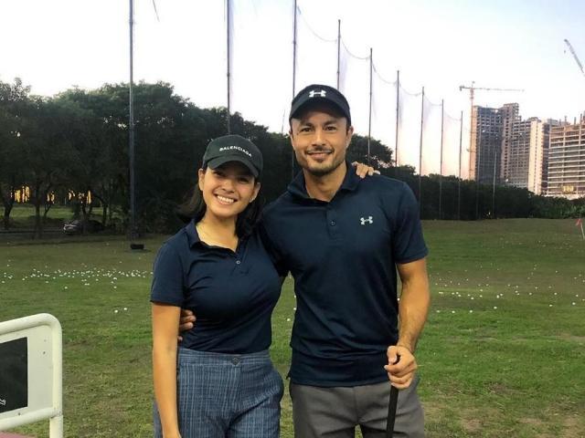 Andrea Torres and Derek Ramsay