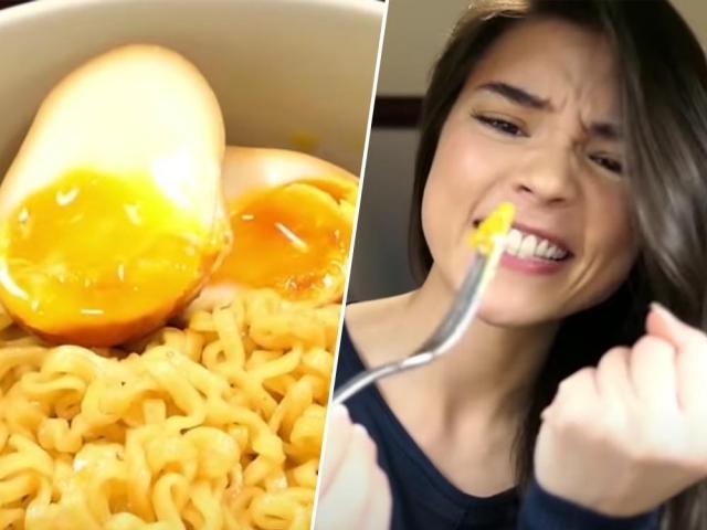 Rhian Ramos cooks ramen eggs or Ajitsuke Tamago