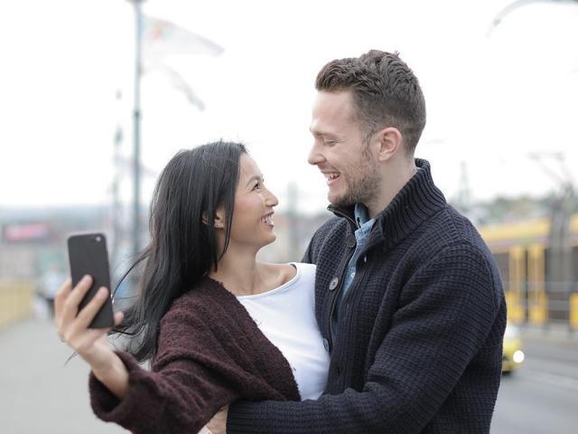 Couples on social media    