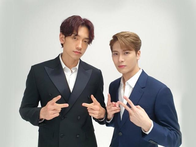 Rain and Jackson Wang 