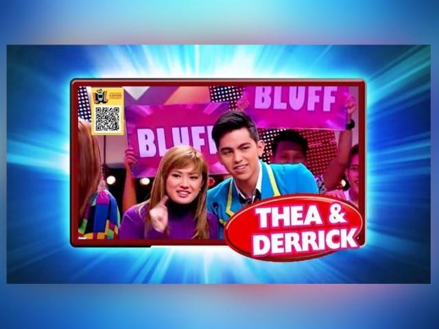Thea Tolentino and Derrick Monasterio in Celebrity Bluff
