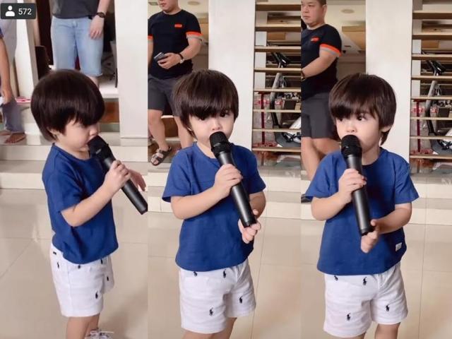 Sixto Dantes singing Bahay Kubo