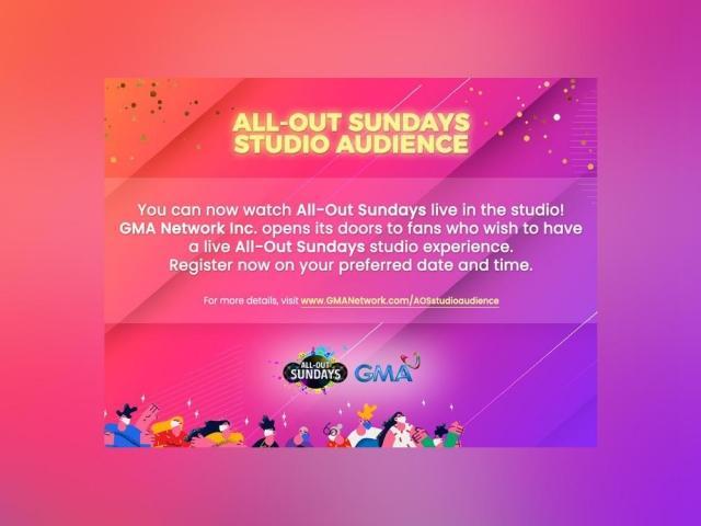 all out sundays studio audience