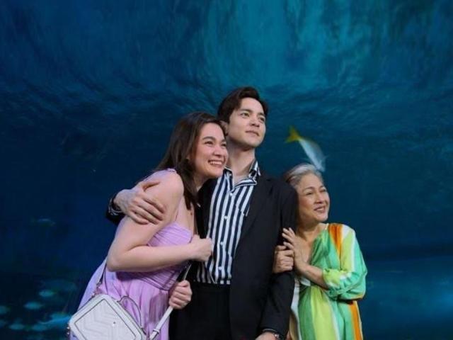 Bea Alonzo, Alden Richards, and Gina Alajar 