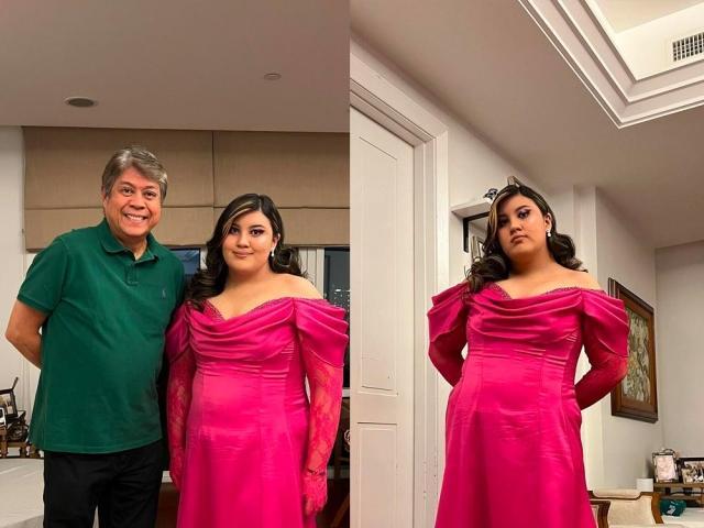  Sharon Cuneta's daughter Miel attends prom