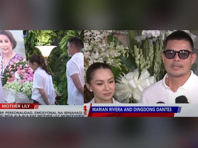 Dingdong Dantes, Marian Rivera, Mother Lily Monteverde