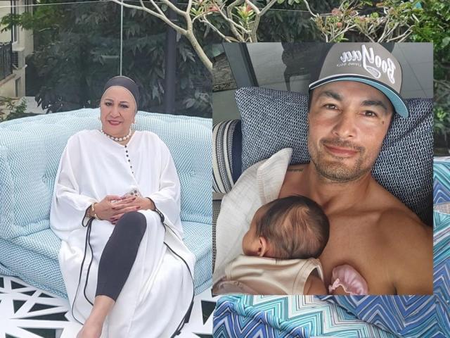 Derek Ramsay and mom Medy