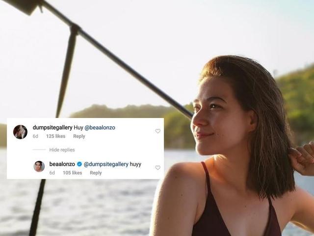 John Lloyd reacting to Bea Alonzo IG posts