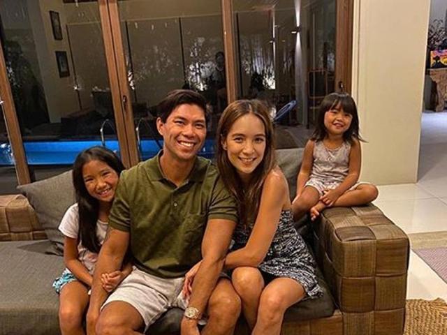 Pia Guanio and her family