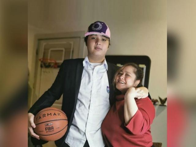 Manilyn Reynes and son Kirk