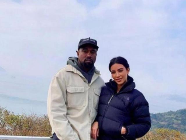 Kanye West and Kim Kardashian