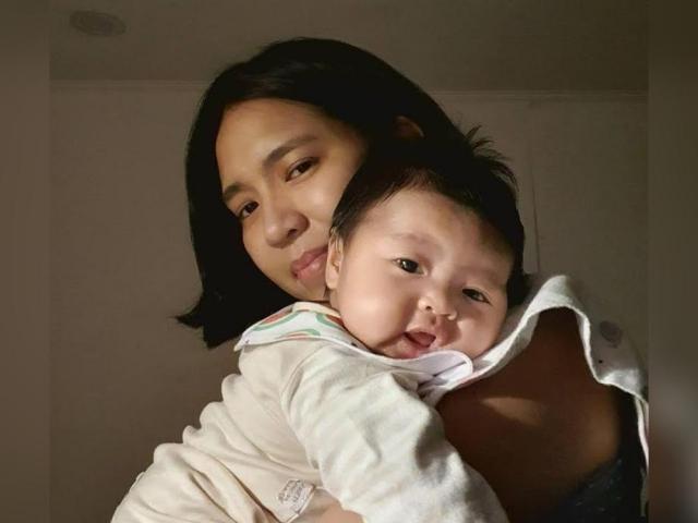 Aicelle Santos and Baby Zandrine