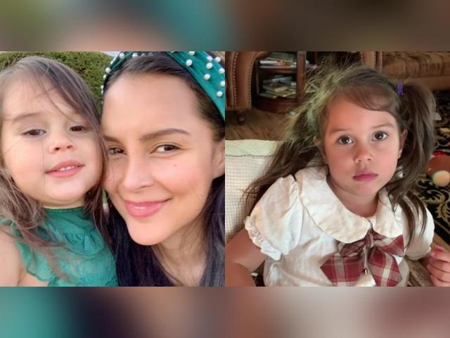 Jewel Mische and daughter Aislah