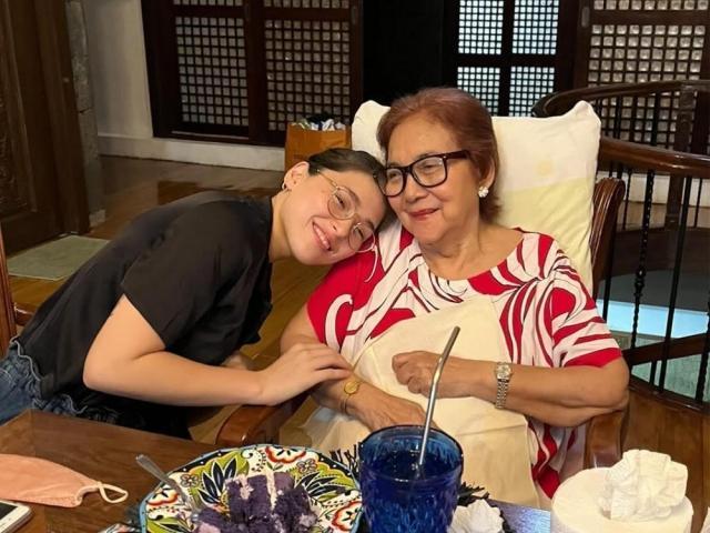 Kylie Padilla and Lolita Eva Carino-Padilla