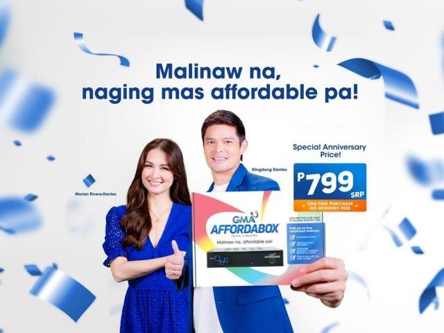 Dingdong Dantes and Marian Rivera for GMA Affordabox