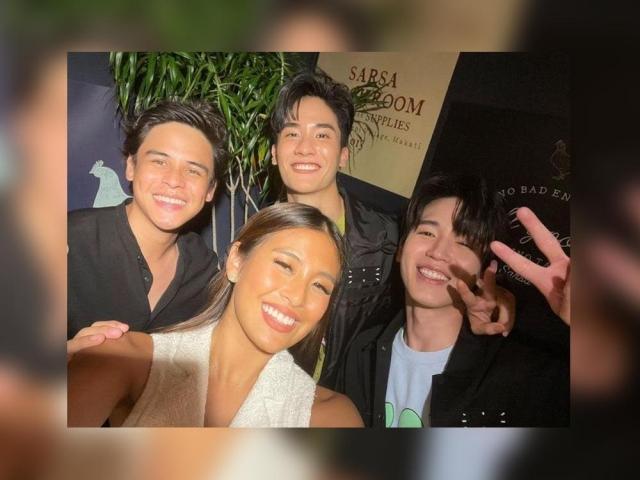 Gabbi Garcia, Khalil Ramos, Tay Tawan, and New Thitipoom