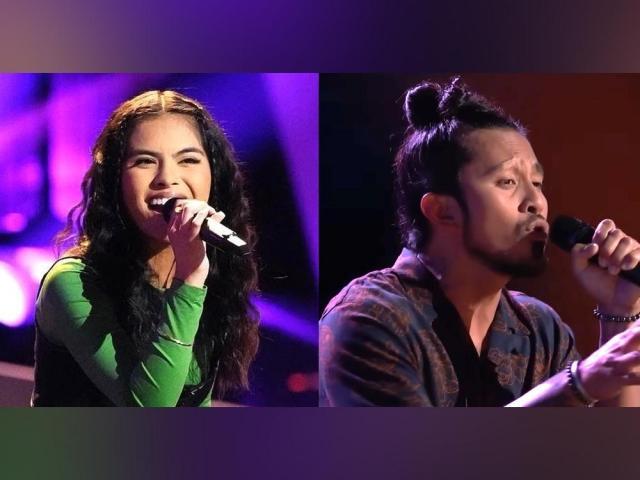 Kaylee Shimizu at Jason Arcilla sa The Voice US