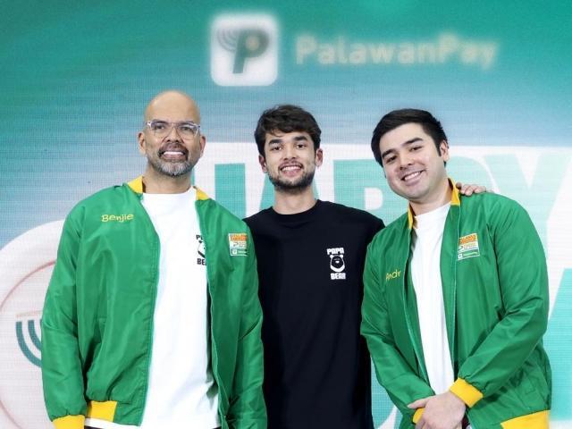 Benjie Paras, Andre Paras, Kobe Paras as PalawanPawnshop ambassadors