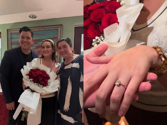 Alyana Asistio is now engaged with  Raymond Mendoza